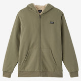 Boy's Fifty Two High Pile Lined Zip Fleece Jacket