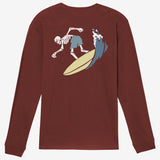 Boy's Bones Surfer Long Sleeve Tee
