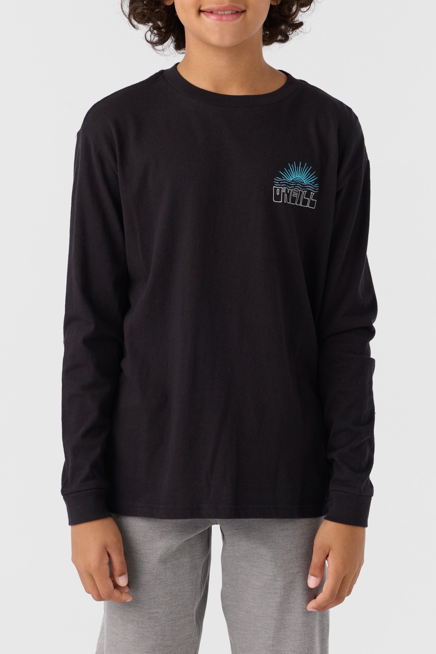 BOY'S RAYS & WAVES LONG SLEEVE TEE