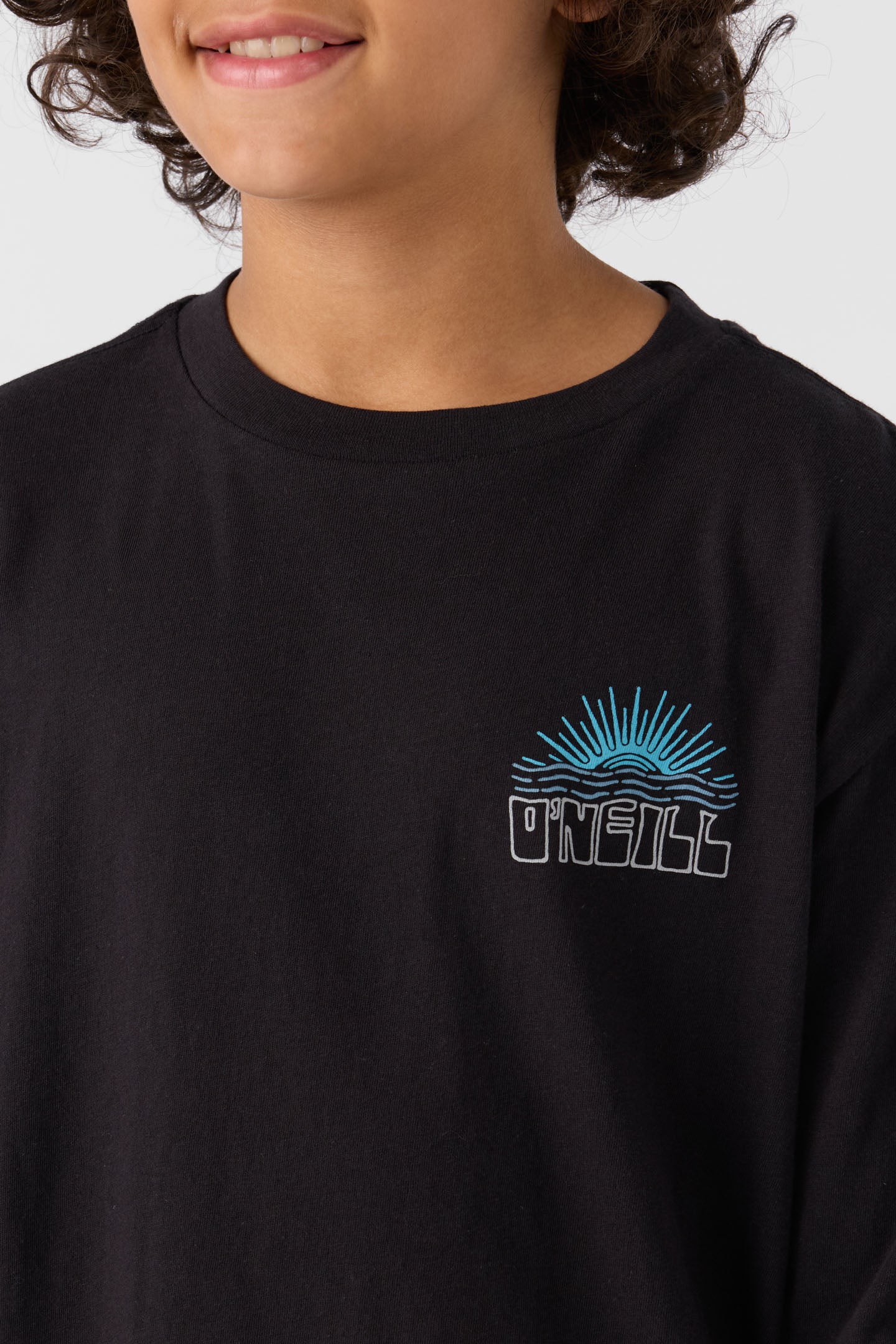 BOY'S RAYS & WAVES LONG SLEEVE TEE