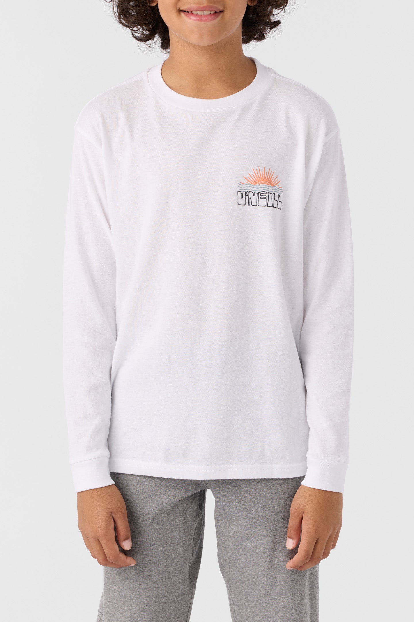 BOY'S RAYS & WAVES LONG SLEEVE TEE