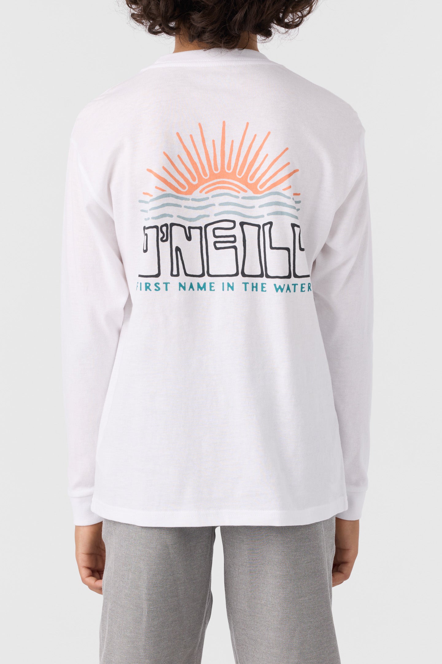 BOY'S RAYS & WAVES LONG SLEEVE TEE