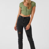 Marlena Textured Knit Crop Top