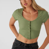 Marlena Textured Knit Crop Top