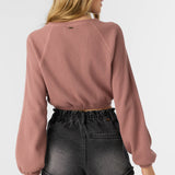 Tour Waffle Knit Slouchy Top