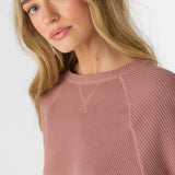 Tour Waffle Knit Slouchy Top