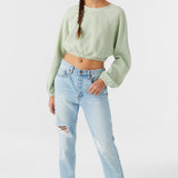Tour Waffle Knit Slouchy Top