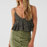 Chloey Ava Ditsy Tiered Tank Top