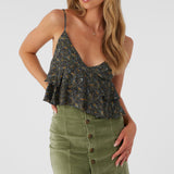 Chloey Ava Ditsy Tiered Tank Top