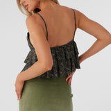 Chloey Ava Ditsy Tiered Tank Top