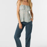 Mei Maria Tile Button Front Tank Top