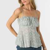 Mei Maria Tile Button Front Tank Top