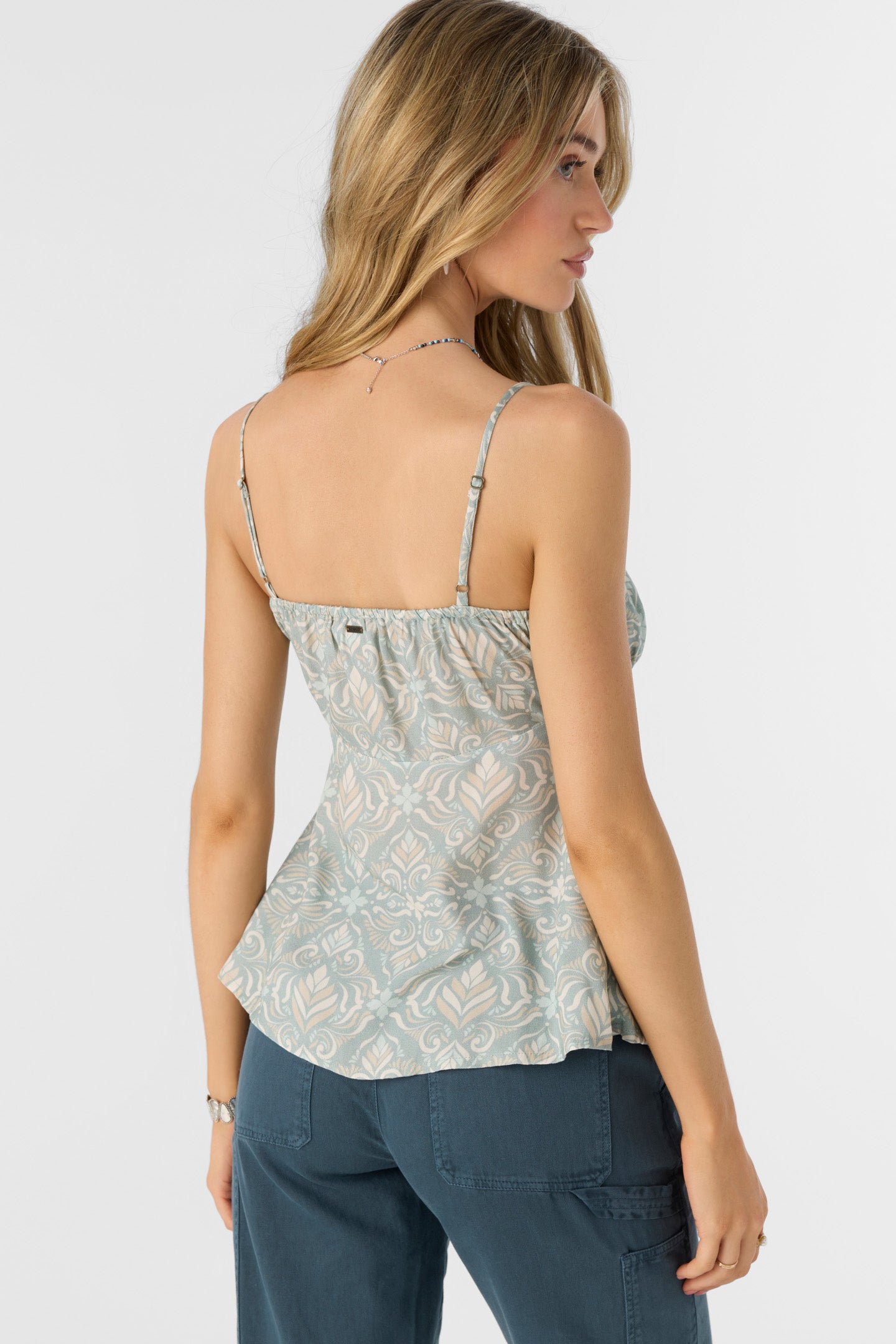 MEI MARIA TILE BUTTON FRONT TANK TOP