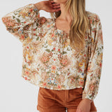 River Sofia Floral Long Sleeve Top