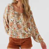 River Sofia Floral Long Sleeve Top