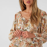 River Sofia Floral Long Sleeve Top