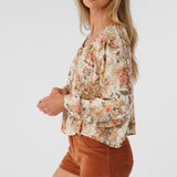 River Sofia Floral Long Sleeve Top
