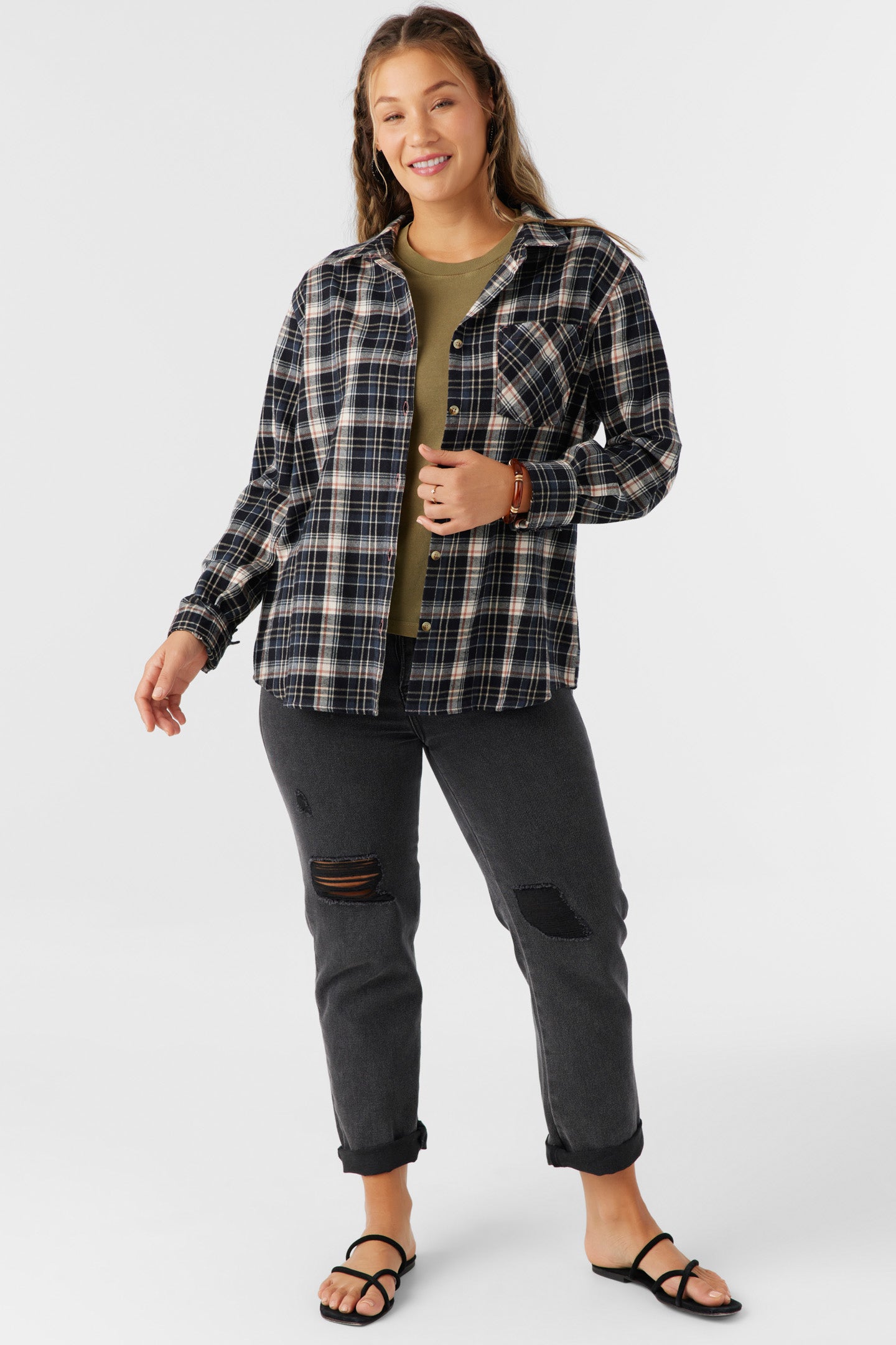 LOGAN FLANNEL RELAXED FIT SHIRT