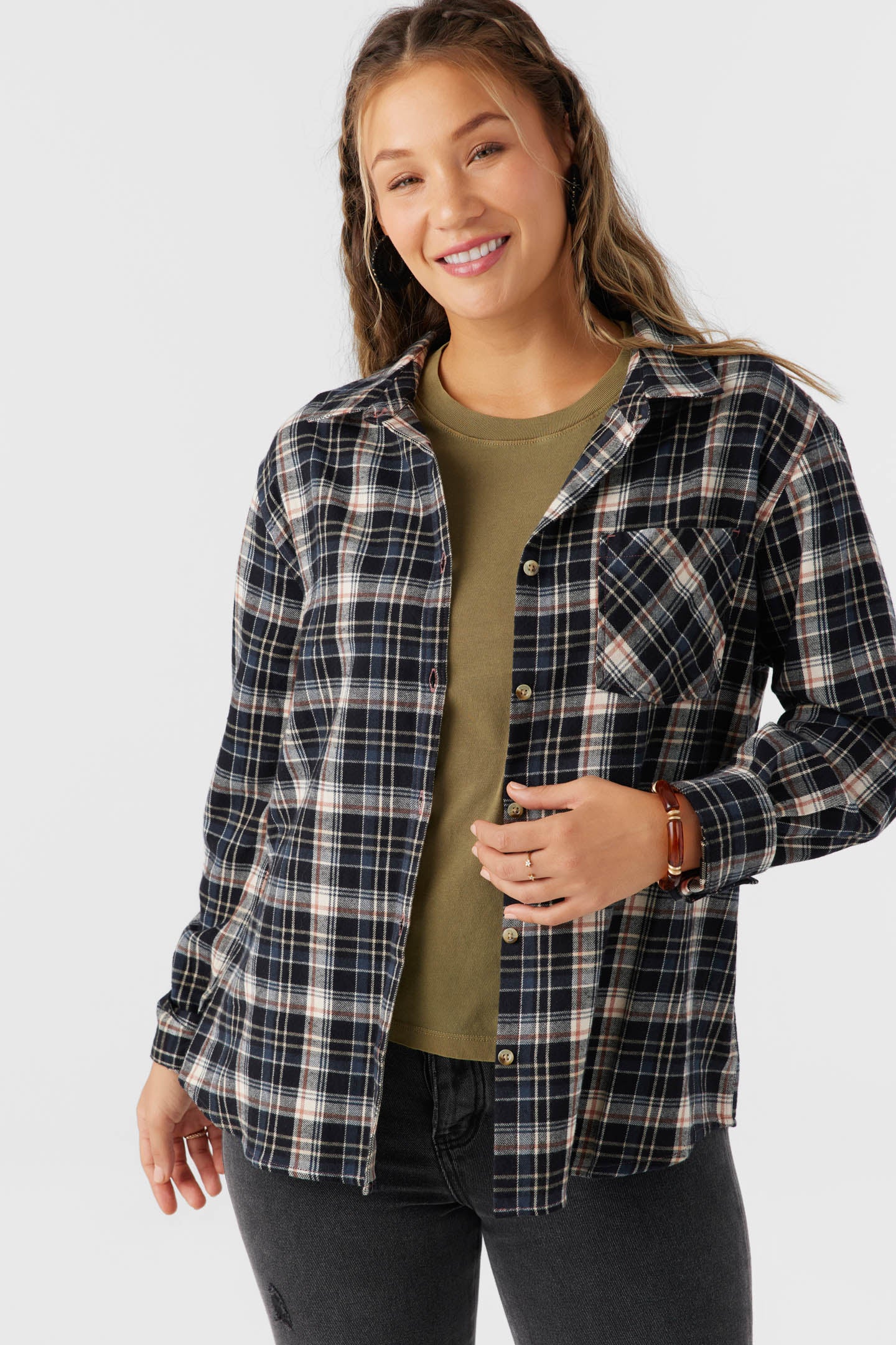 LOGAN FLANNEL RELAXED FIT SHIRT