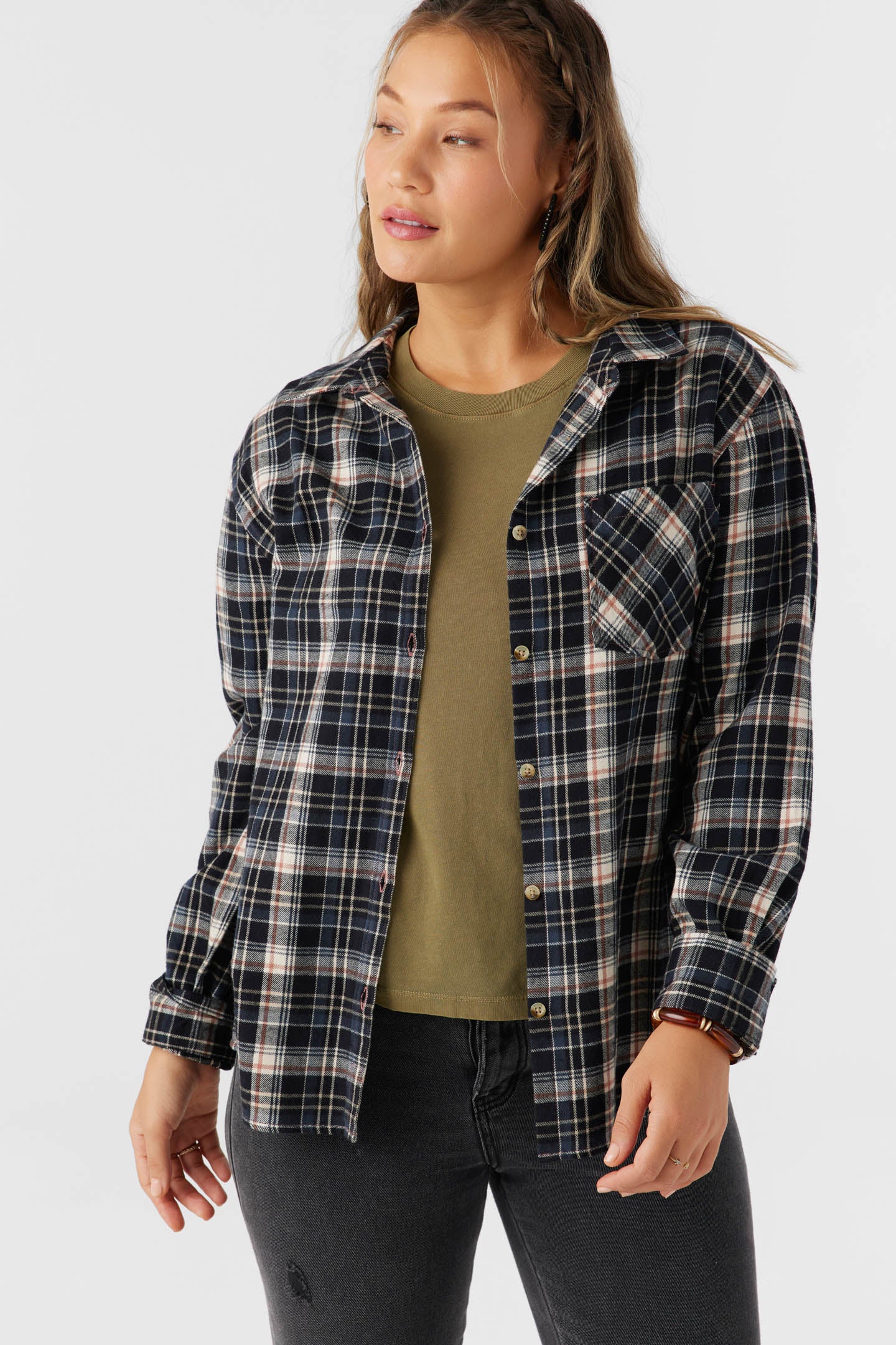 LOGAN FLANNEL RELAXED FIT SHIRT