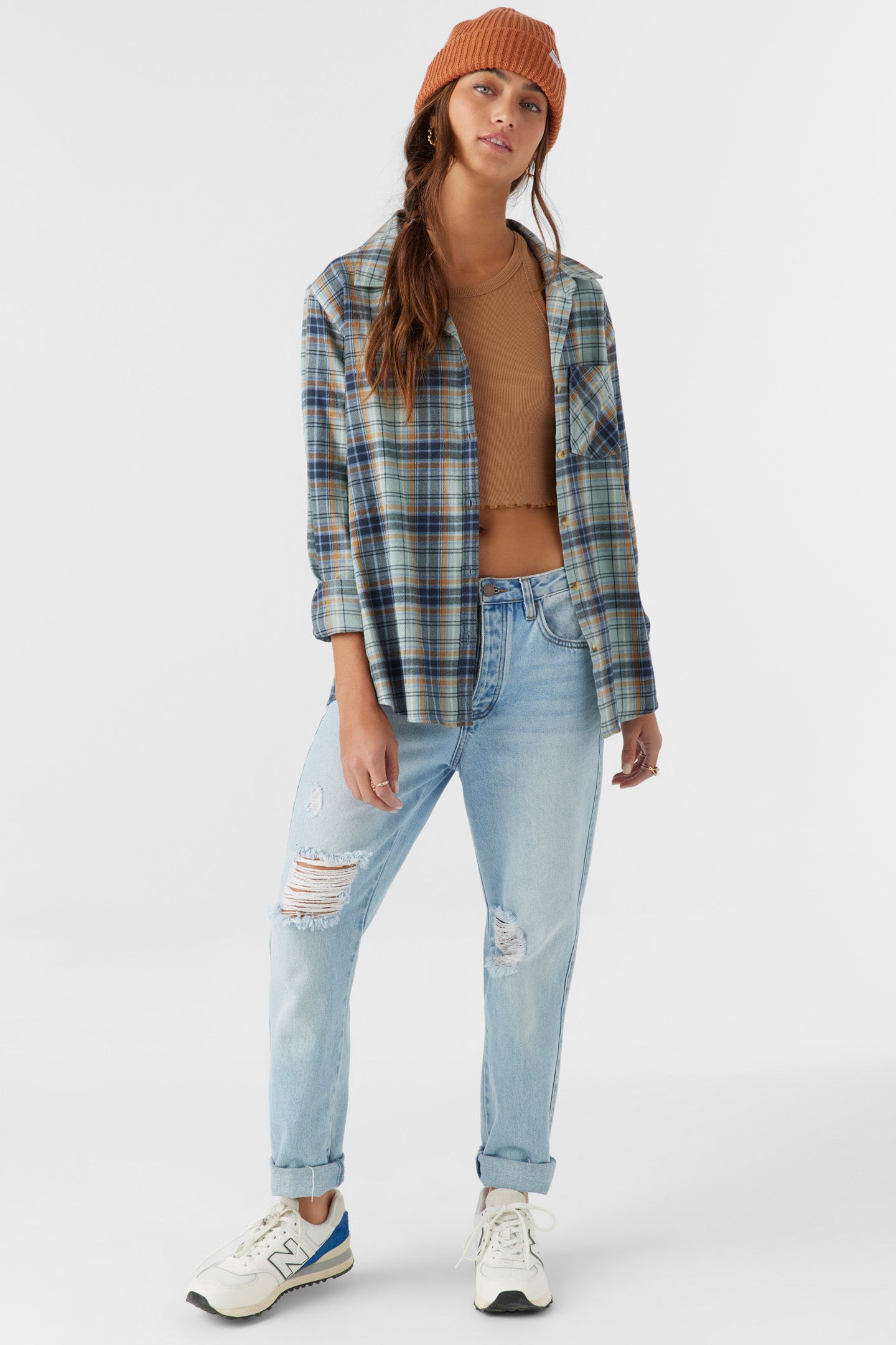 LOGAN FLANNEL RELAXED FIT SHIRT