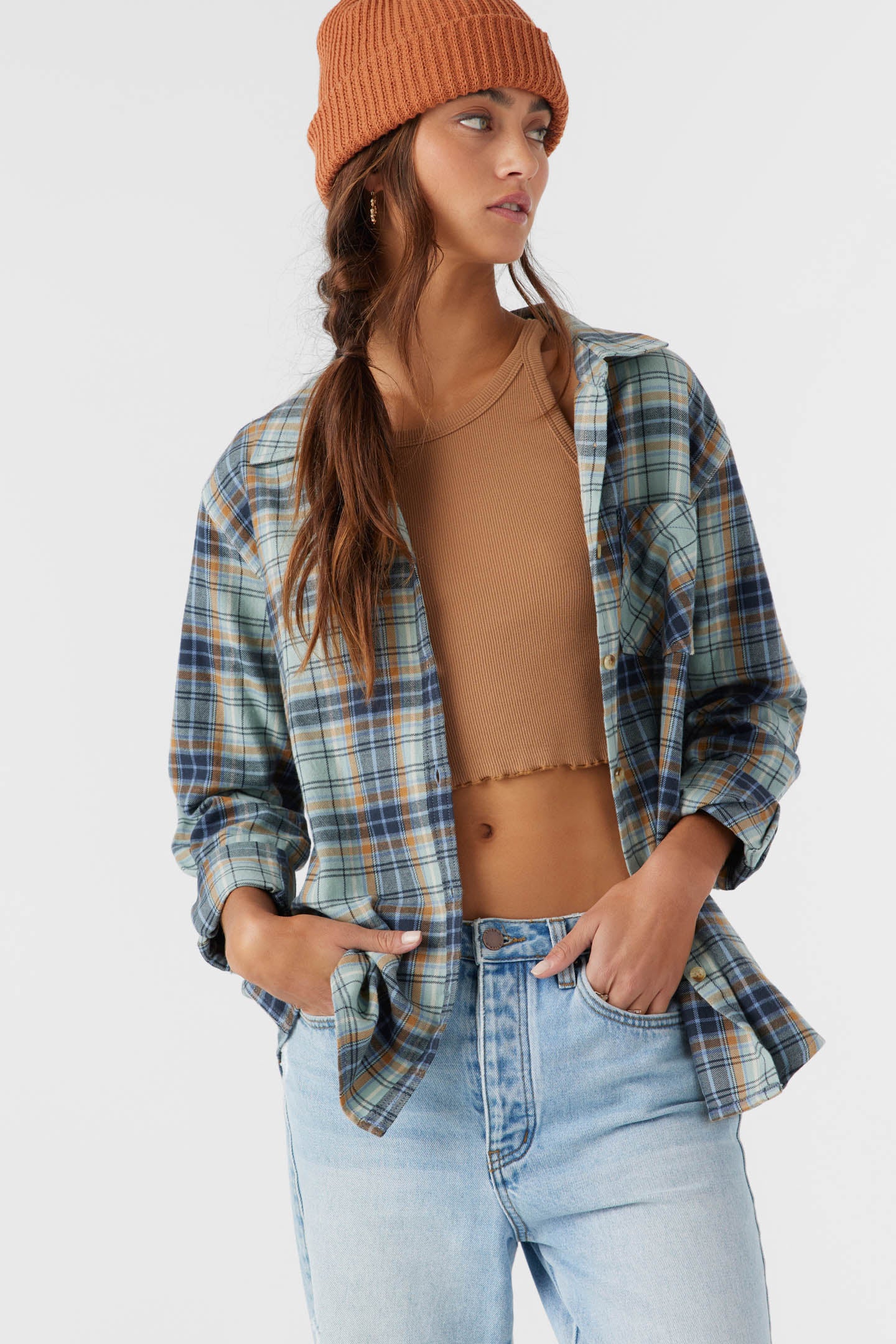 LOGAN FLANNEL RELAXED FIT SHIRT