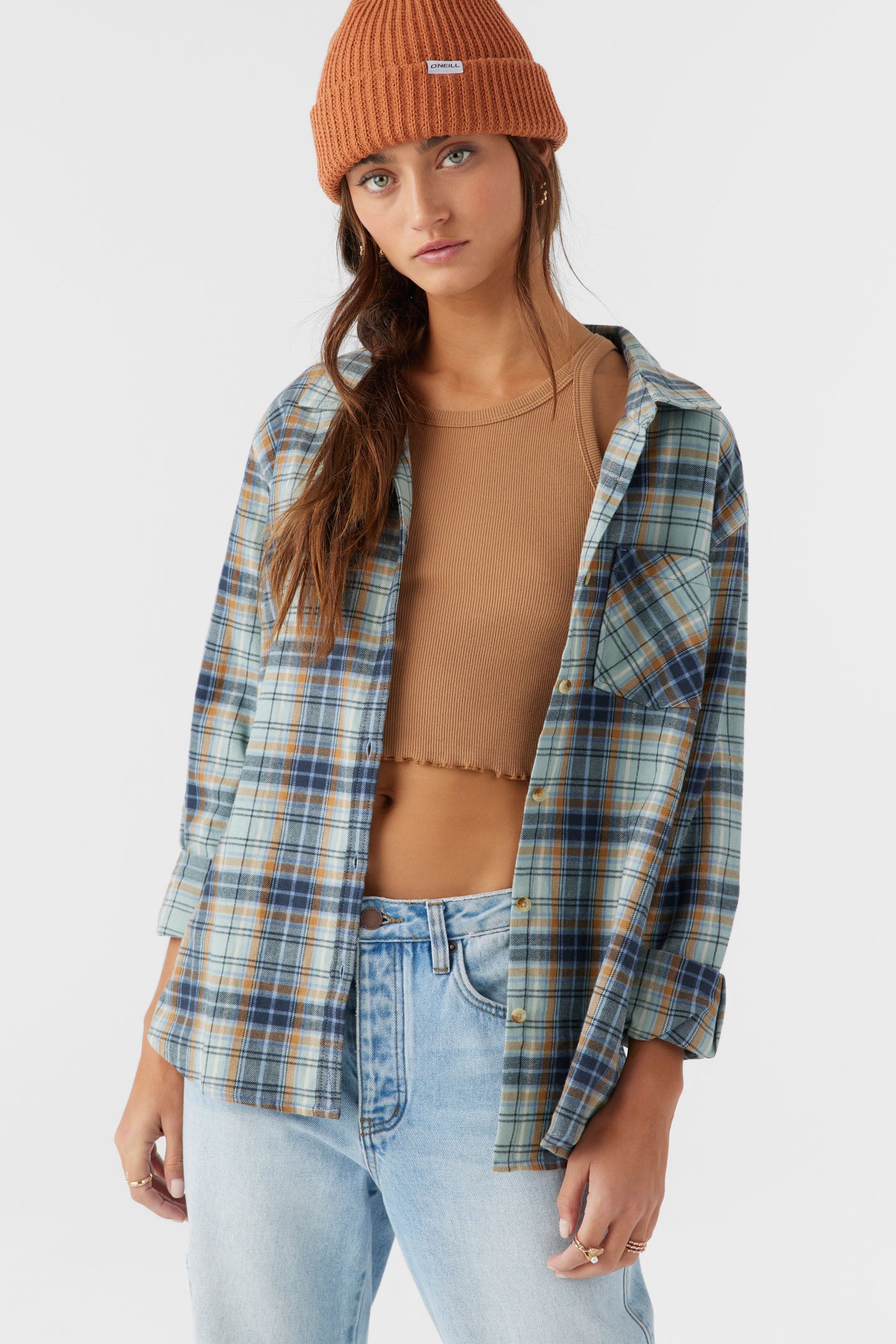 LOGAN FLANNEL RELAXED FIT SHIRT