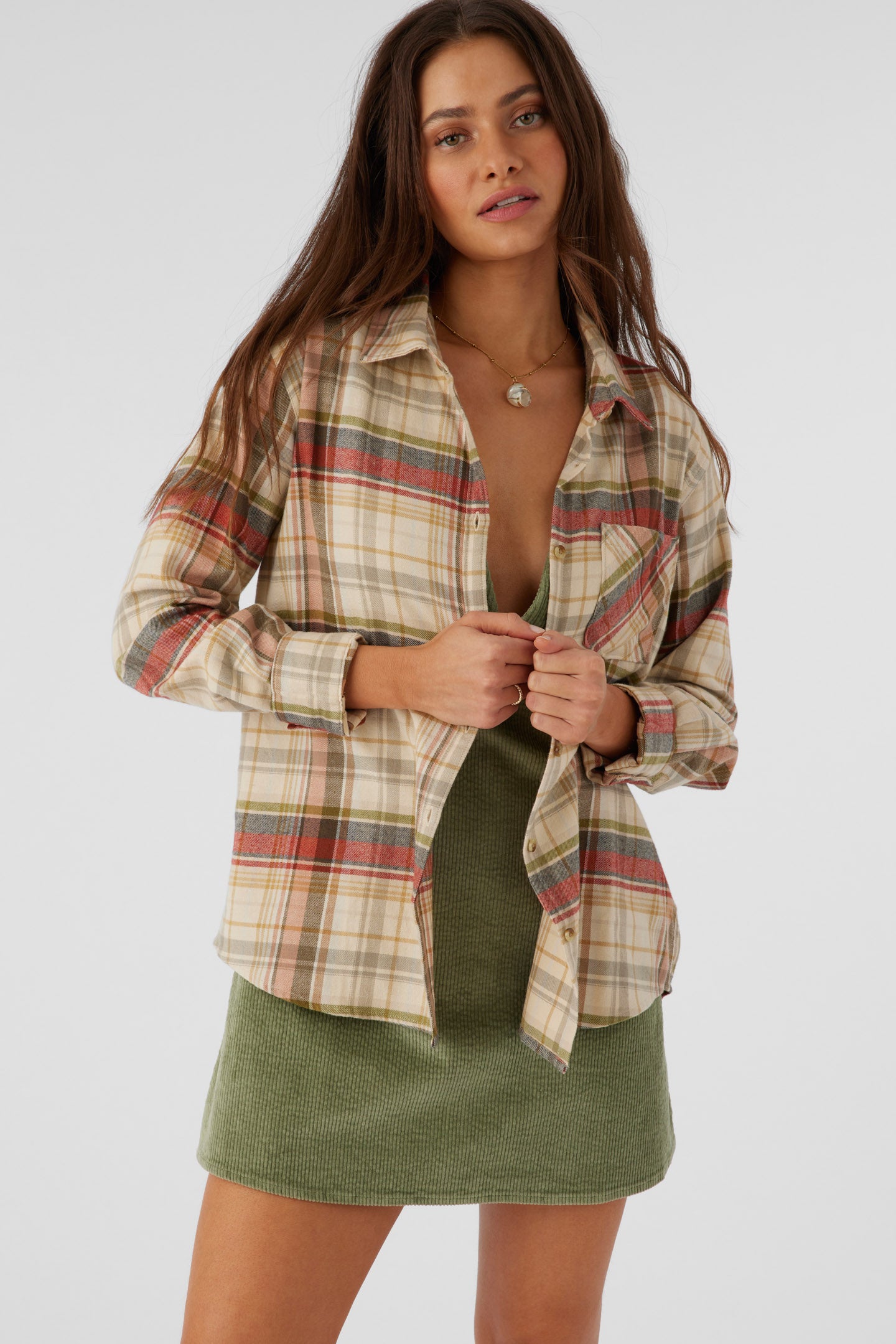 LOGAN FLANNEL RELAXED FIT SHIRT