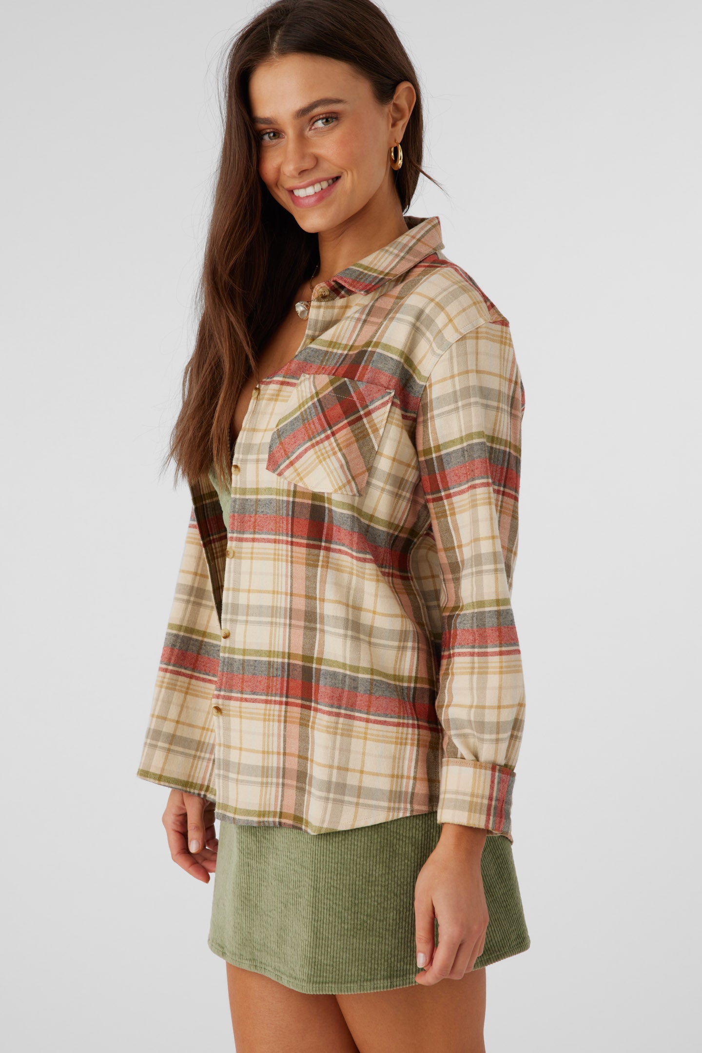 LOGAN FLANNEL RELAXED FIT SHIRT