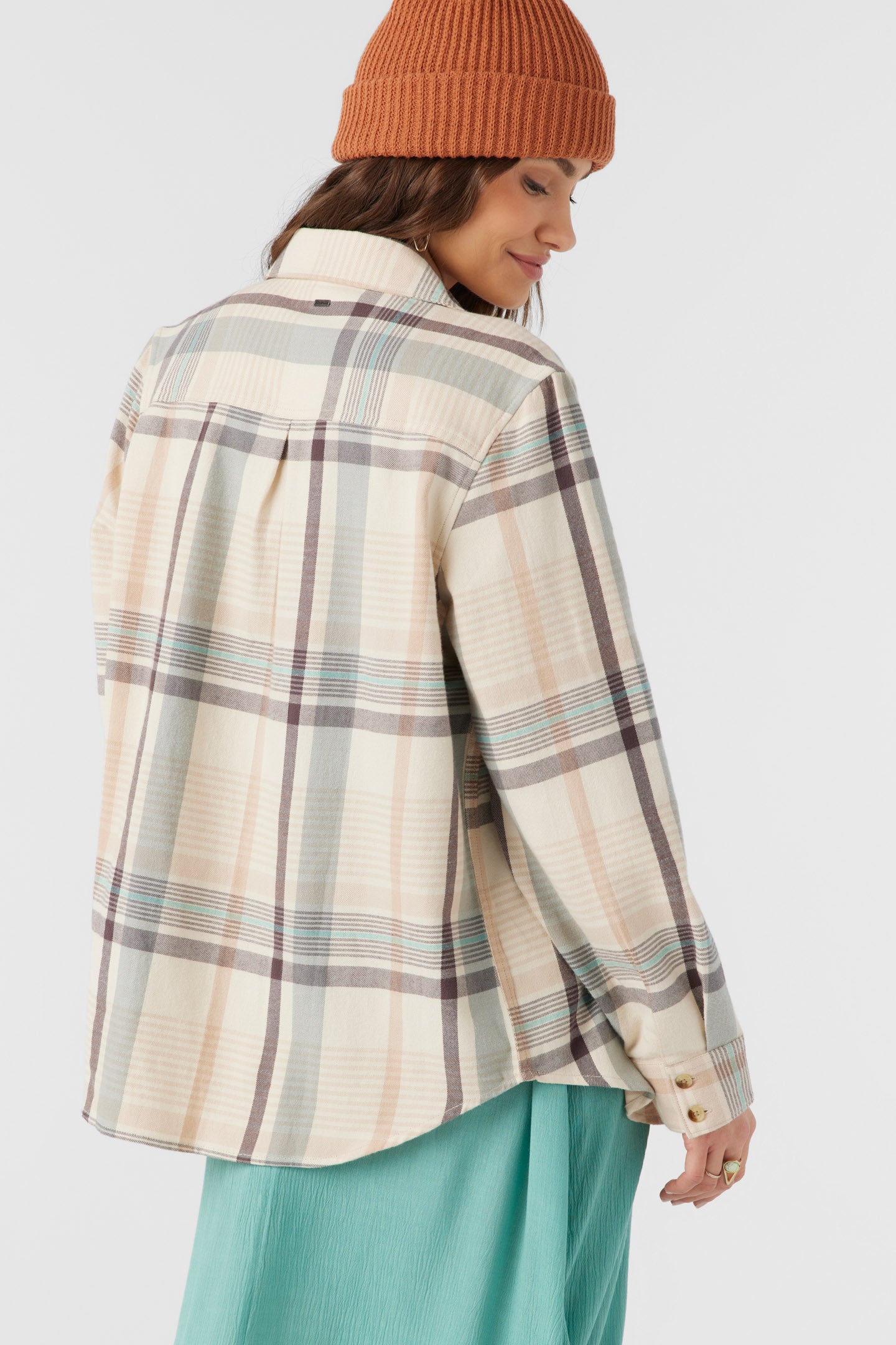 BROOKS FLANNEL OVERSIZED FIT SHIRT