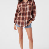 Brooks Flannel Oversized Fit Shirt