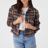 Roy Flannel Cropped Shirt