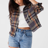Roy Flannel Cropped Shirt