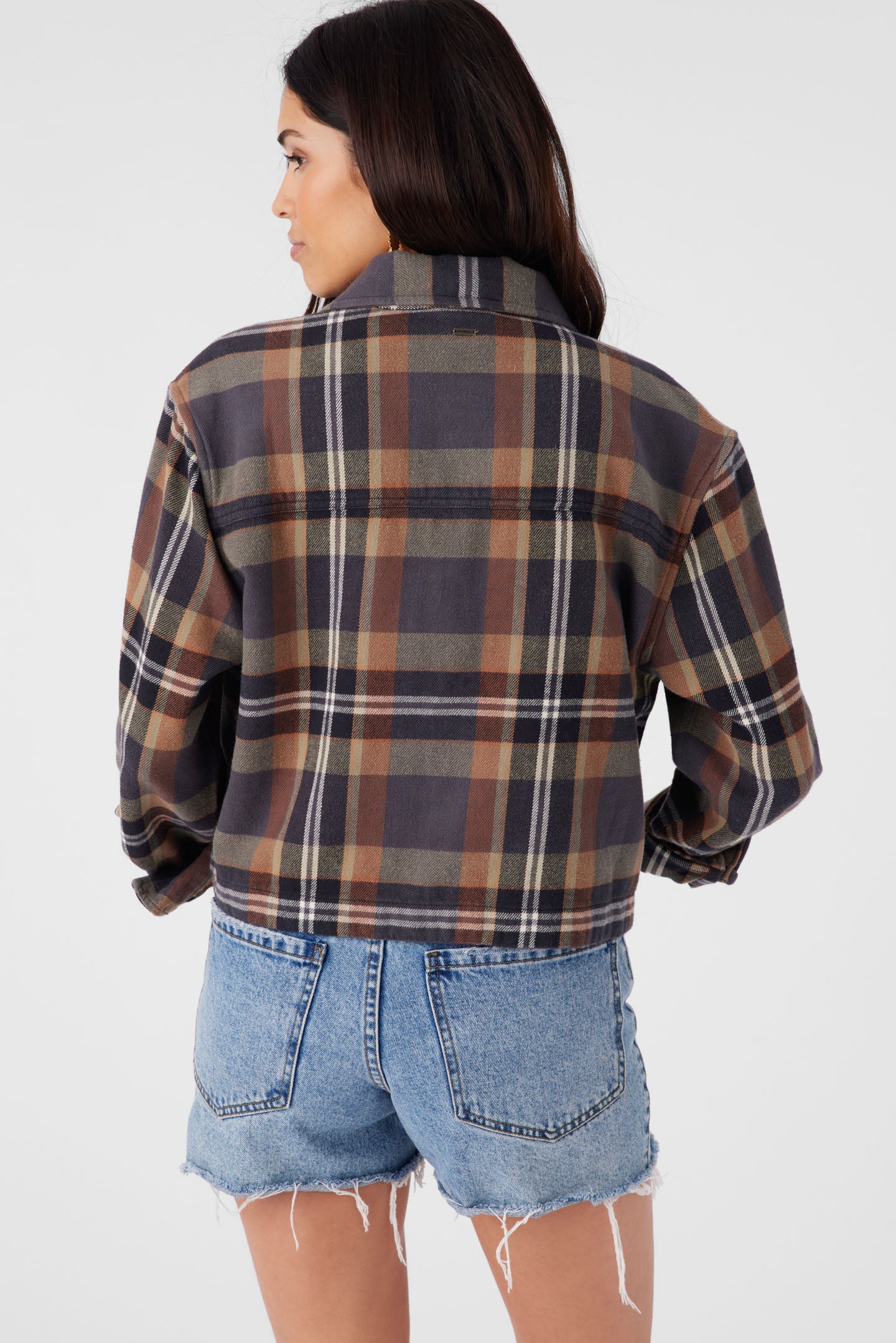 ROY FLANNEL CROPPED SHIRT