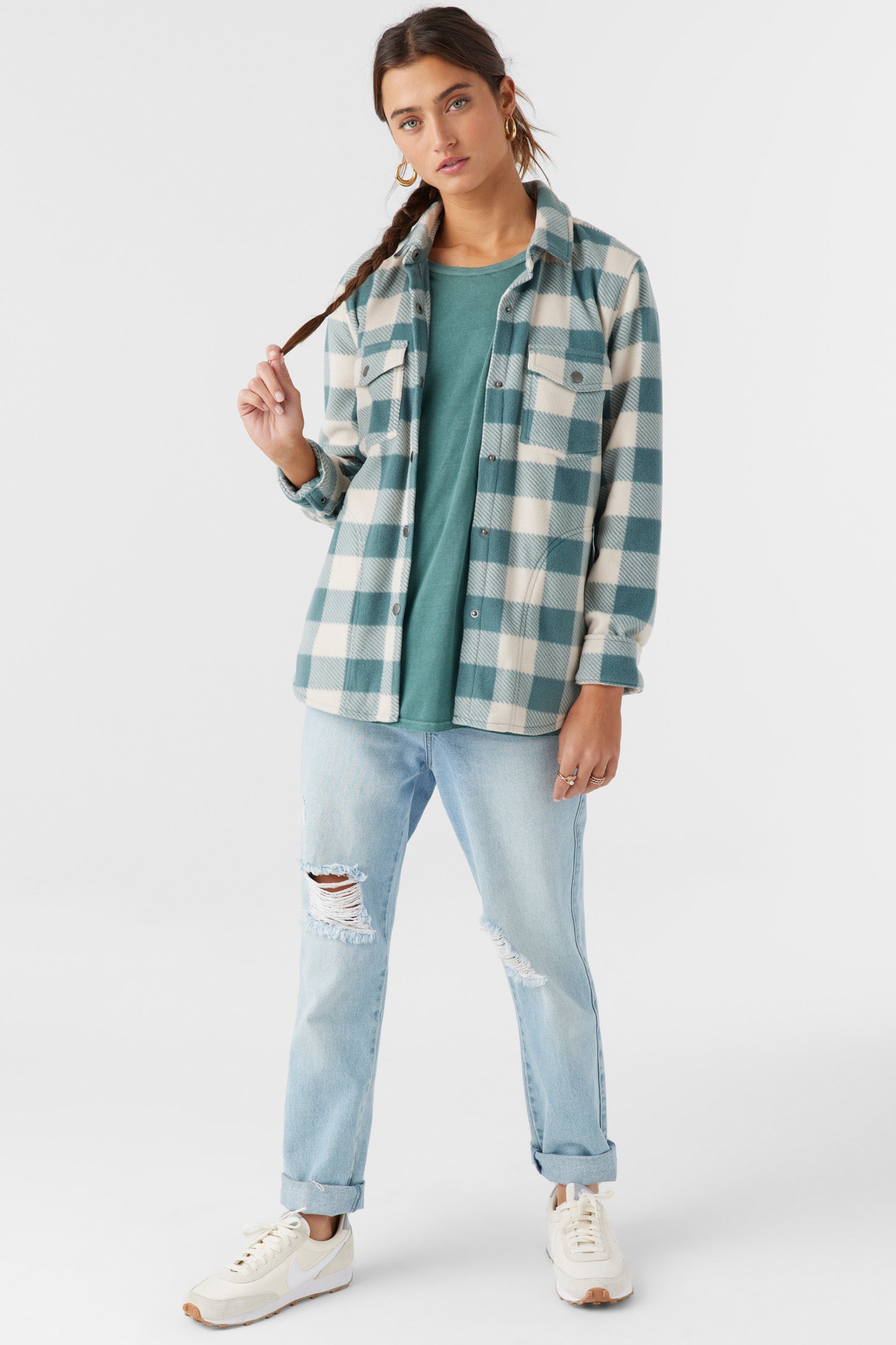 Zuma Long Sleeve Top - Silver Pine | O'Neill