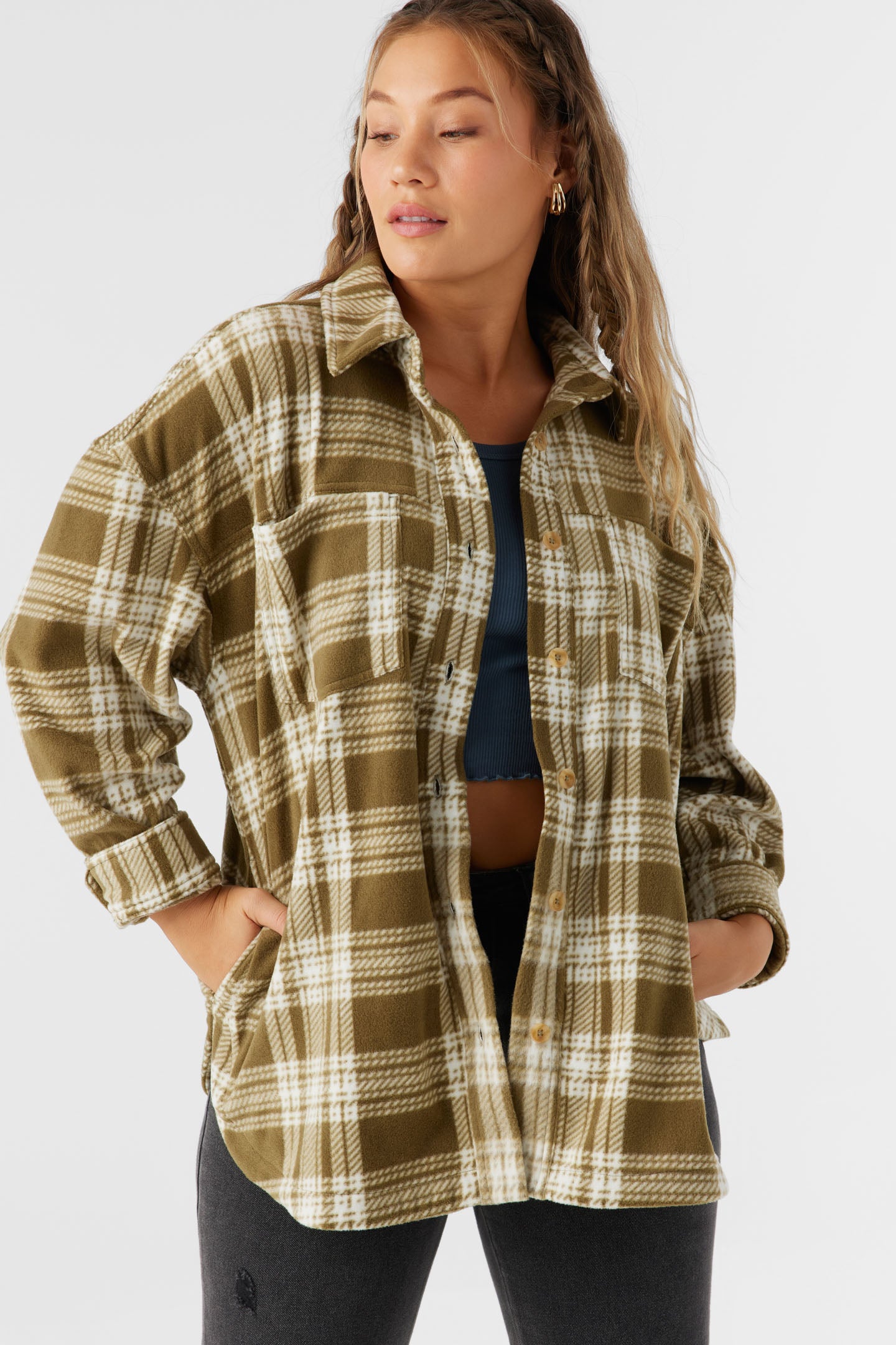 SIIILON / T06　Lost day tops / OW Rune Long Sleeve Top - Military Olive | O'Neill