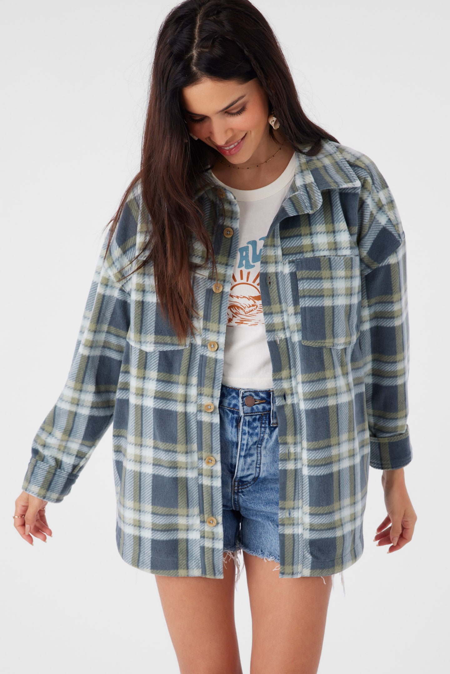 Rune Long Sleeve Top - Silver Blue | O'Neill
