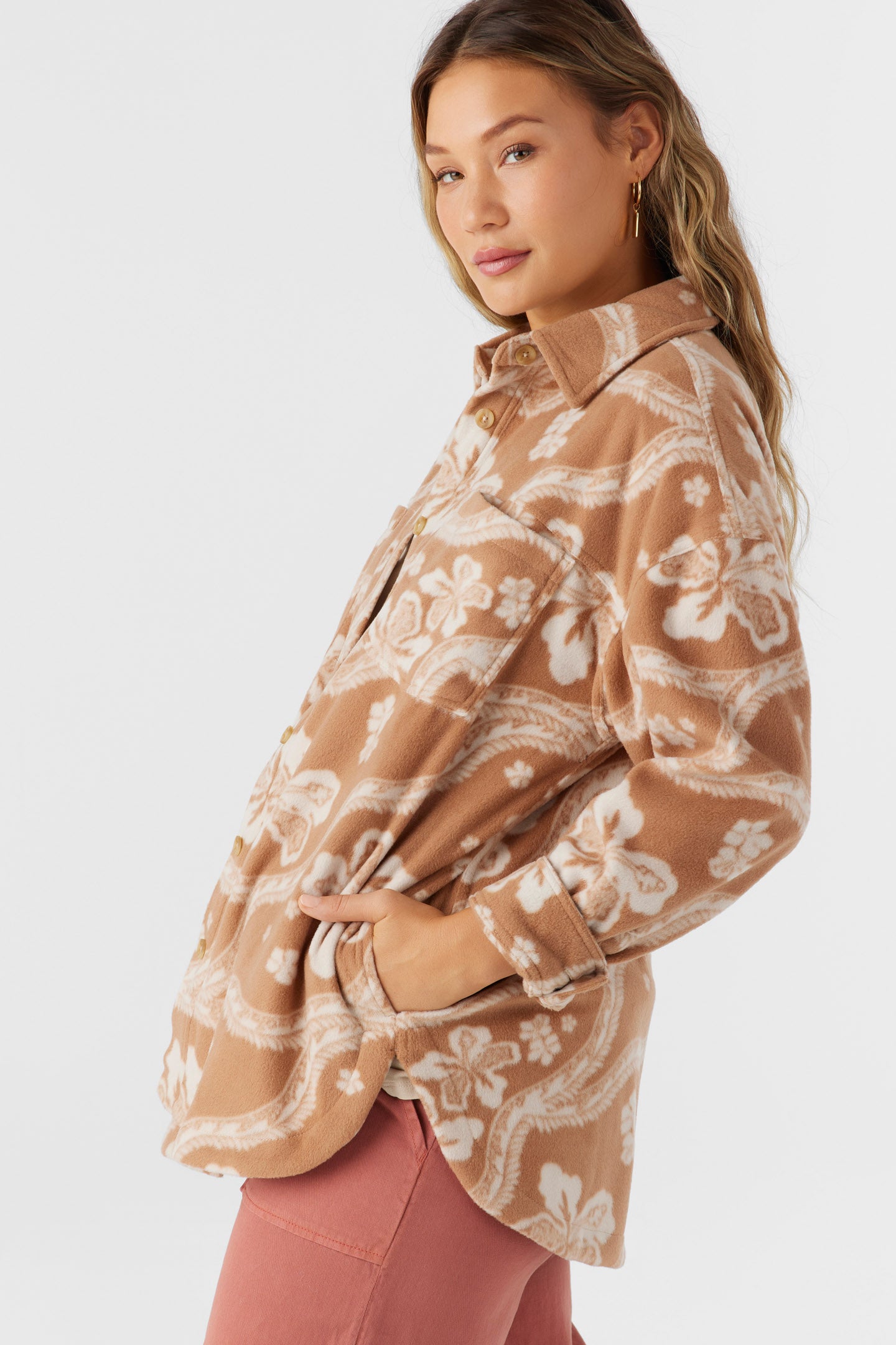 スモーキークォーツ シェル トレイ Rune Long Sleeve Top - Tobacc Brw | O'Neill