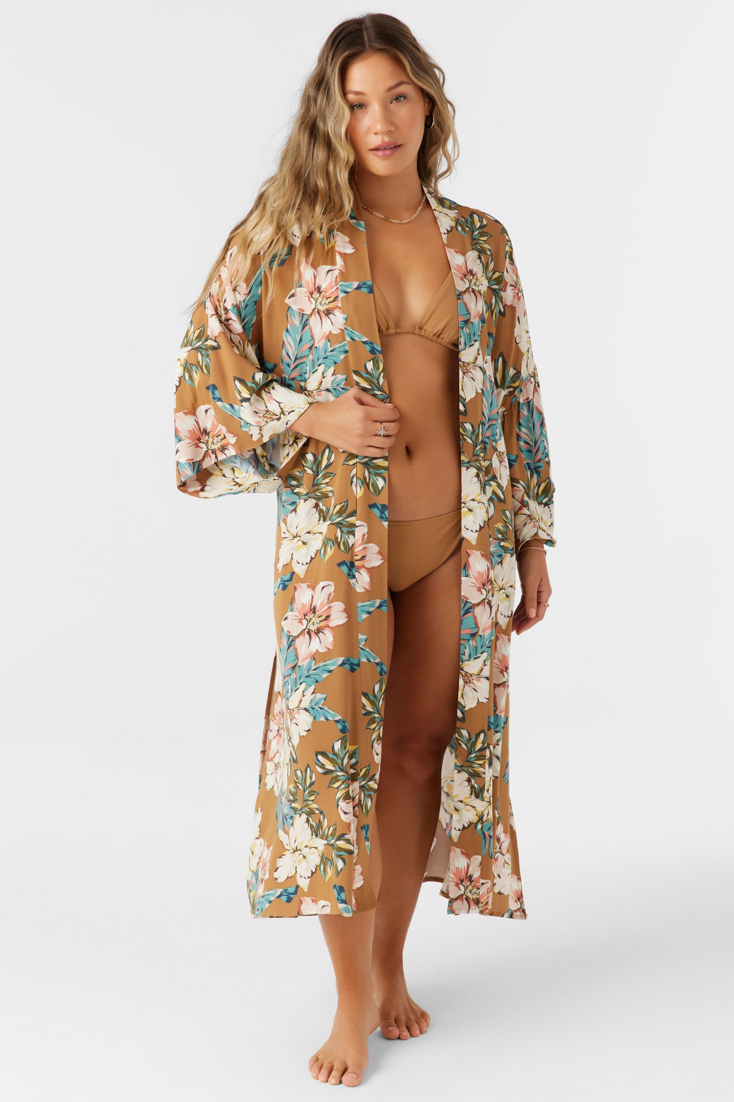 JACKEY PRINTED KIMONO DRESS