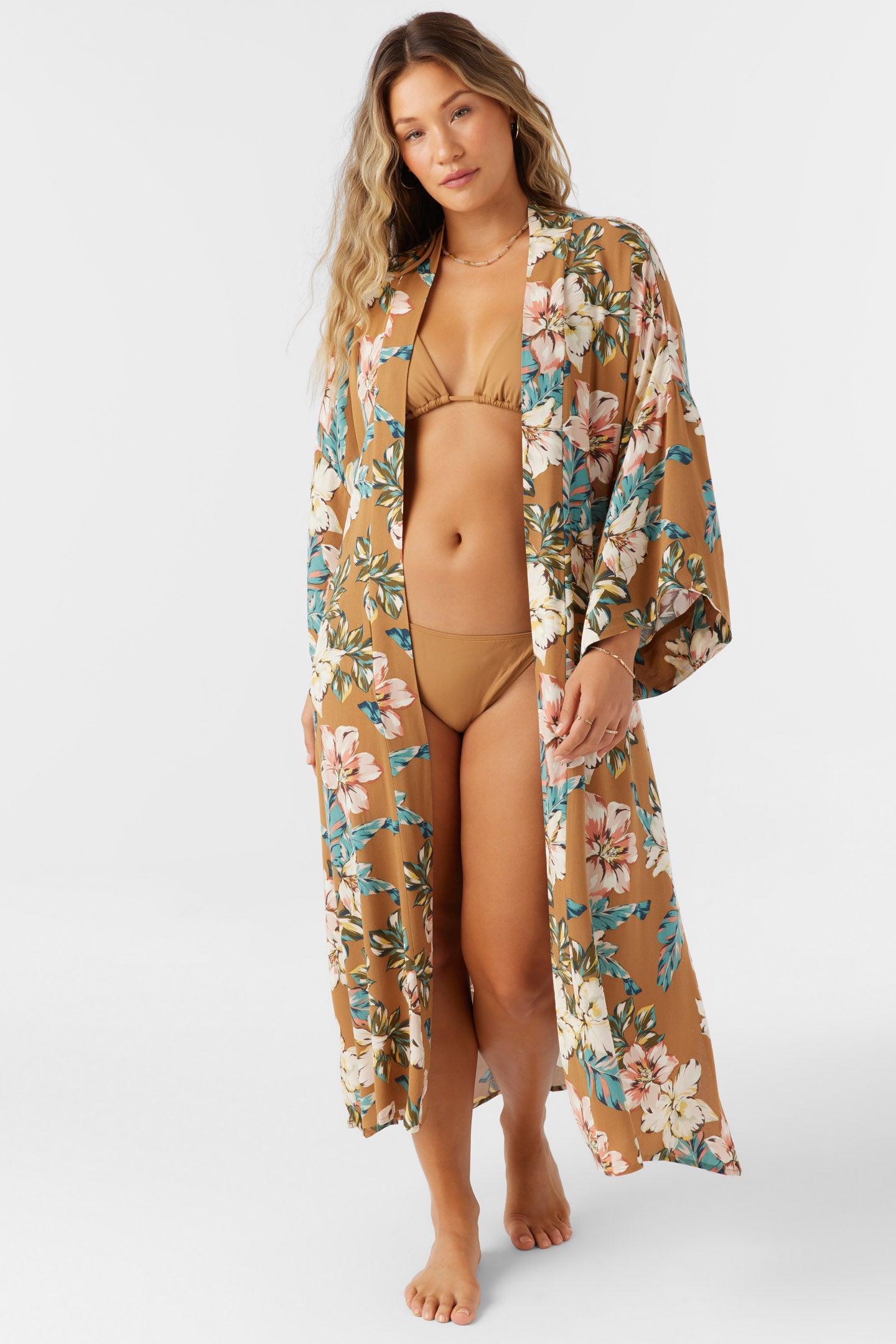 JACKEY PRINTED KIMONO DRESS