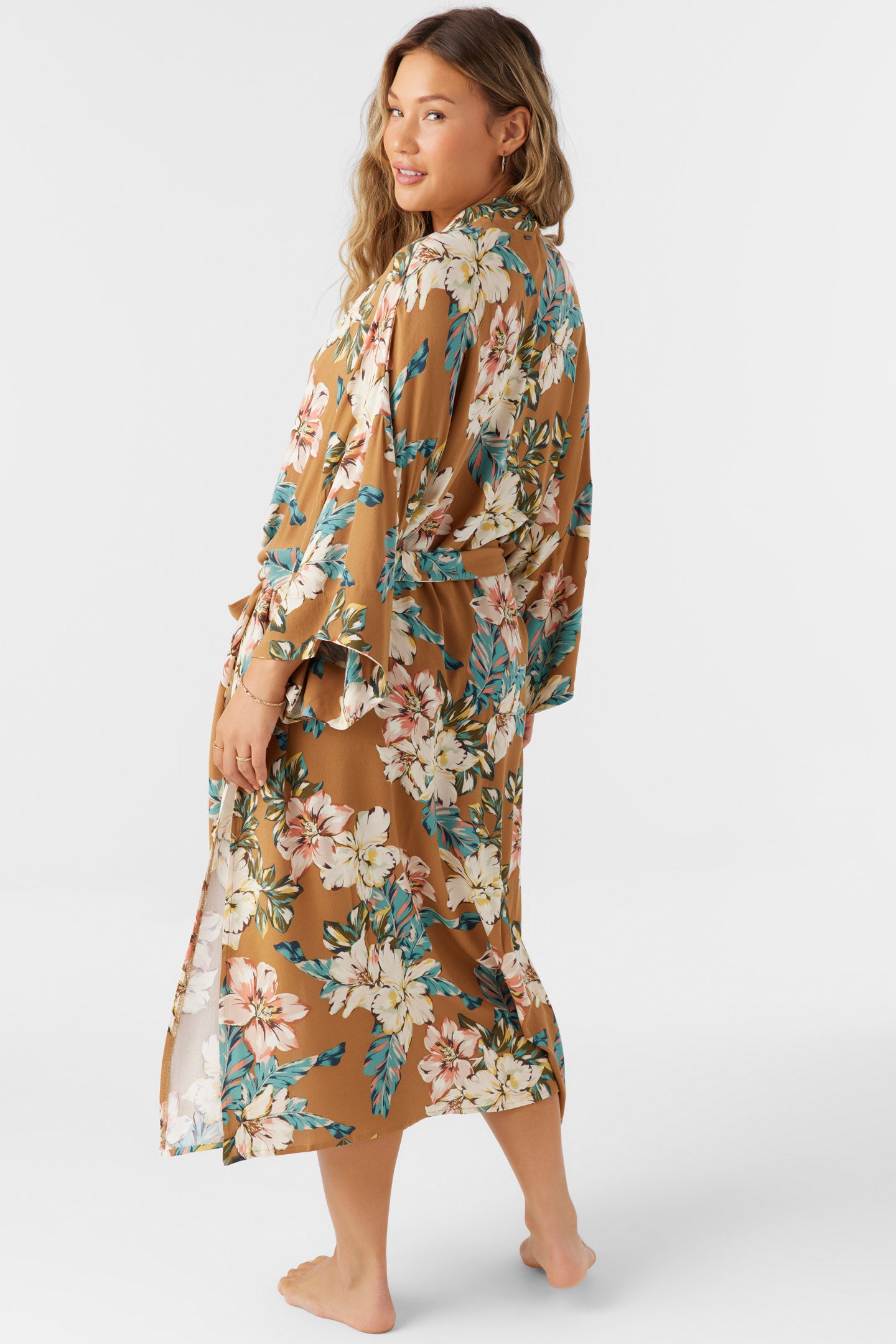 JACKEY PRINTED KIMONO DRESS