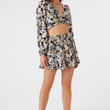 Livvie Camden Floral Long Sleeve Crop Top