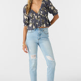 Crisella Kendra Floral Blouson Top
