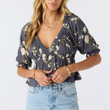Crisella Kendra Floral Blouson Top