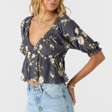 Crisella Kendra Floral Blouson Top