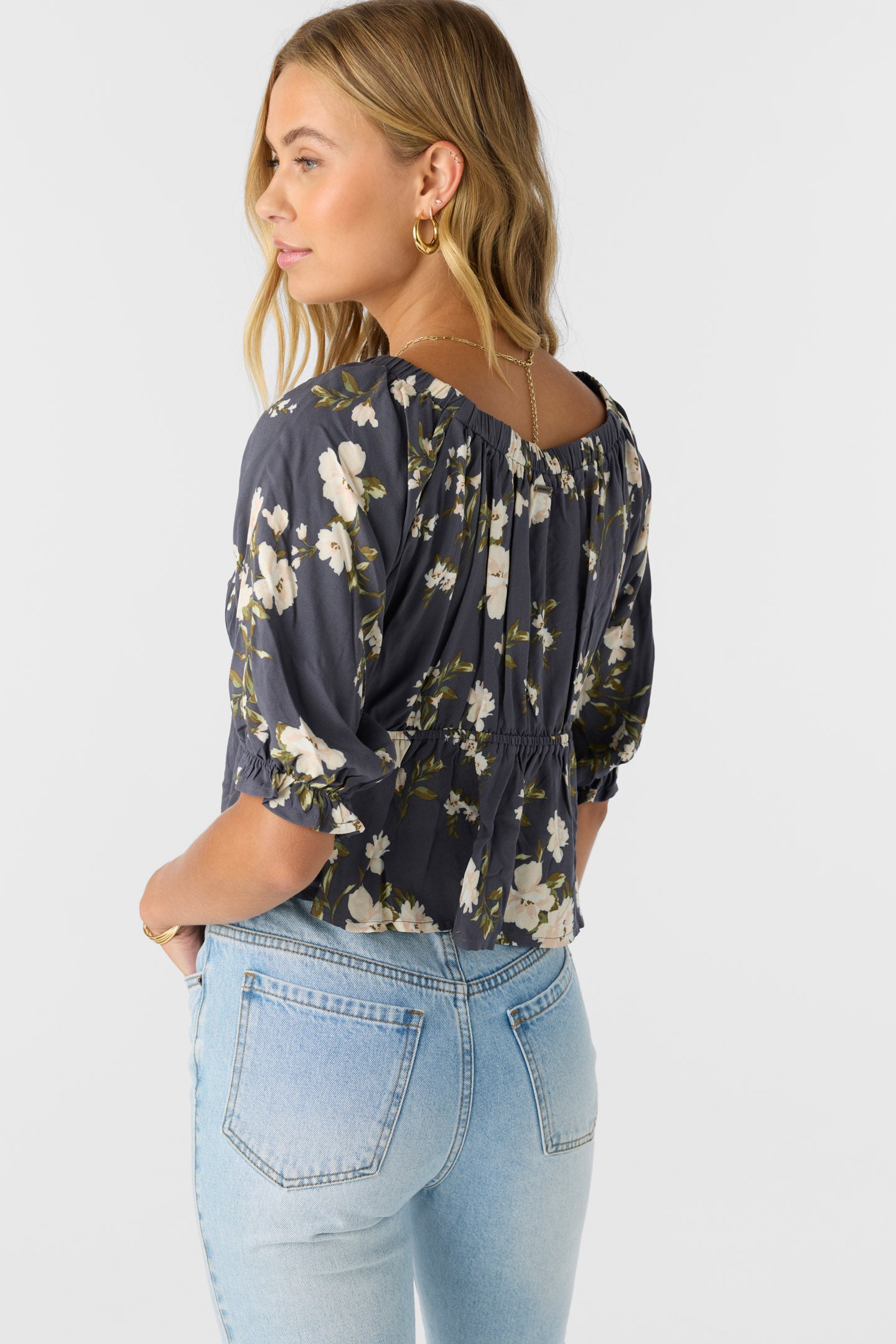 CRISELLA KENDRA FLORAL BLOUSON TOP