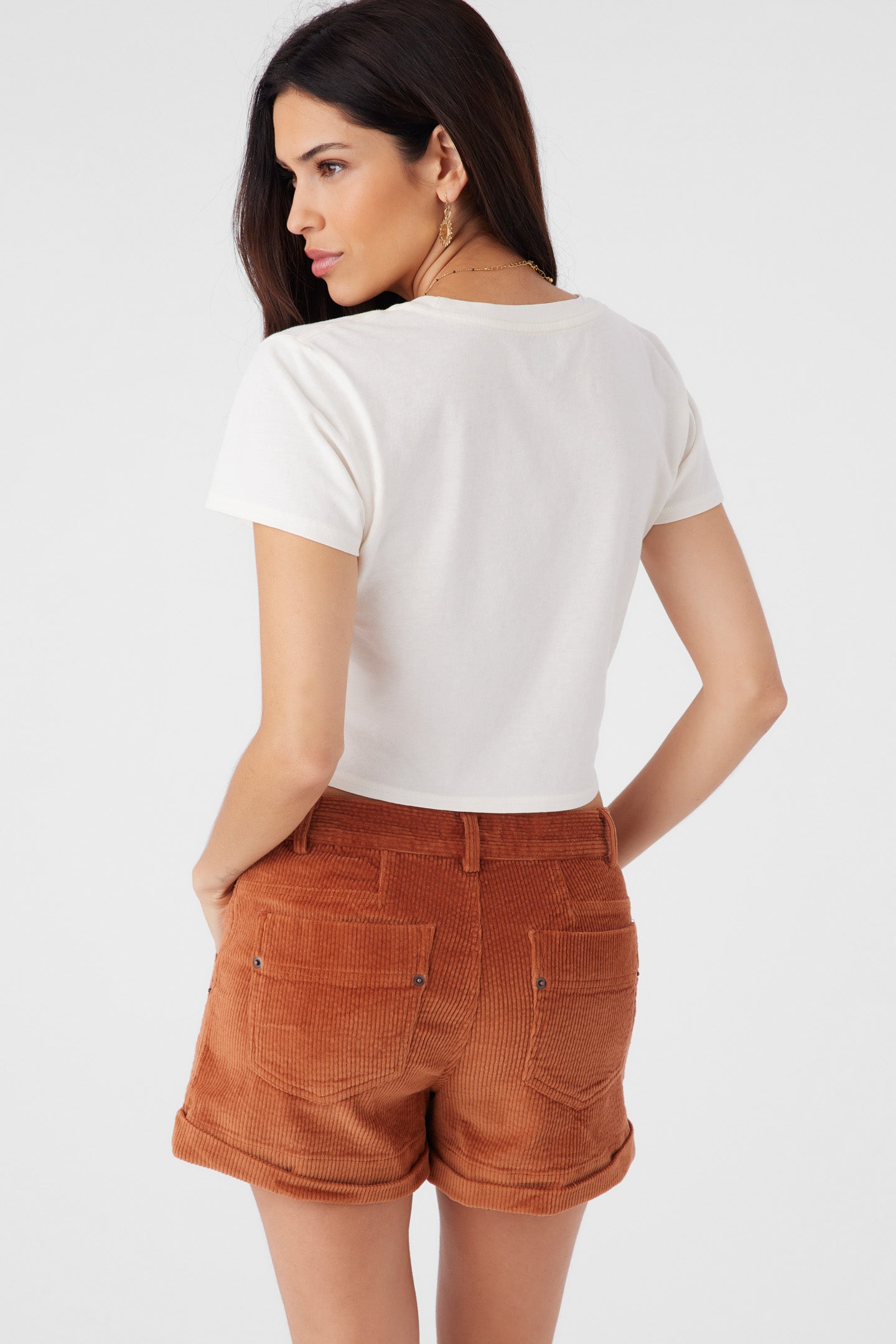 DIEDRE CORDUROY 5-POCKET SHORTS