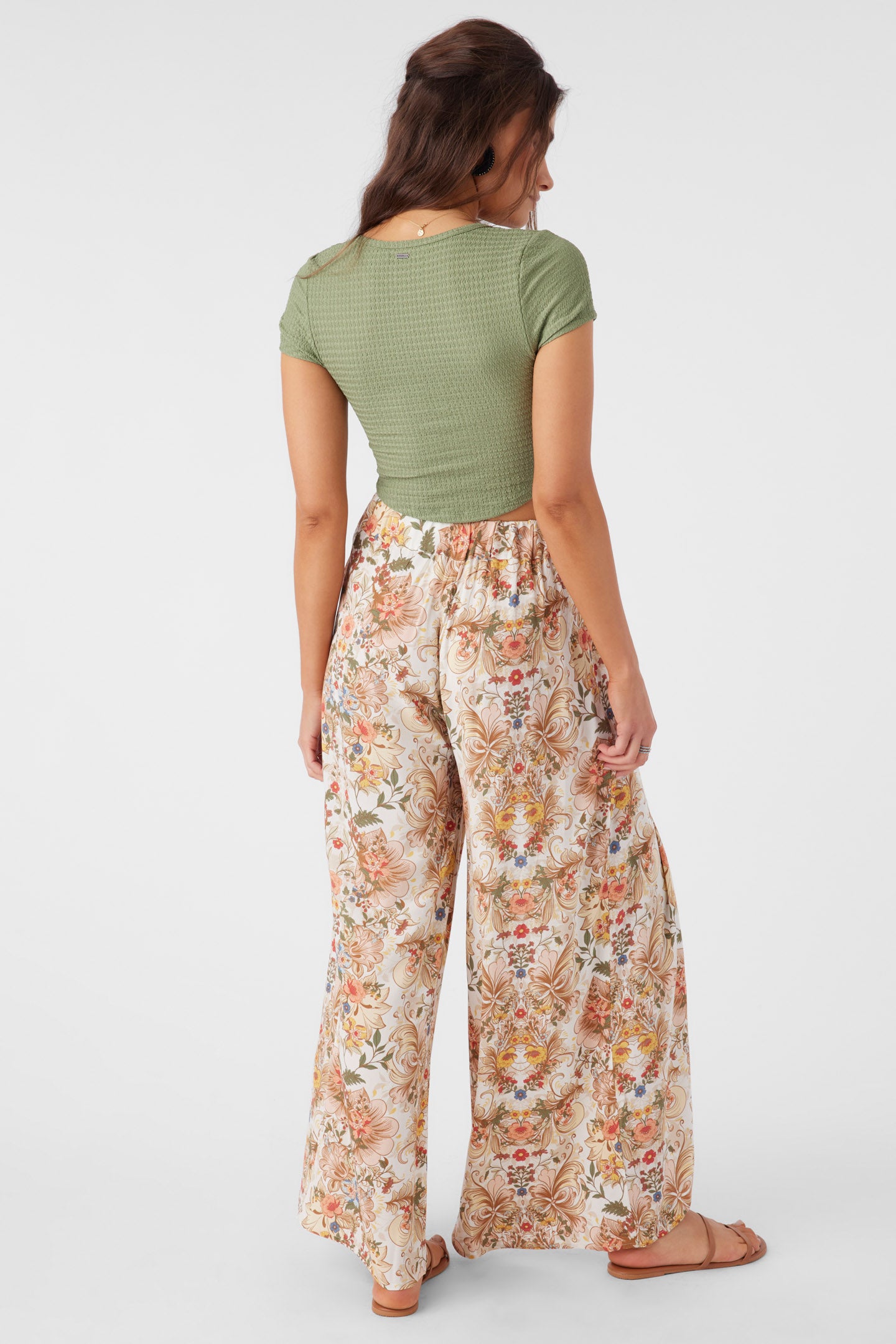 TYMEA SOFIA FLORAL FLY AWAY BEACH PANTS