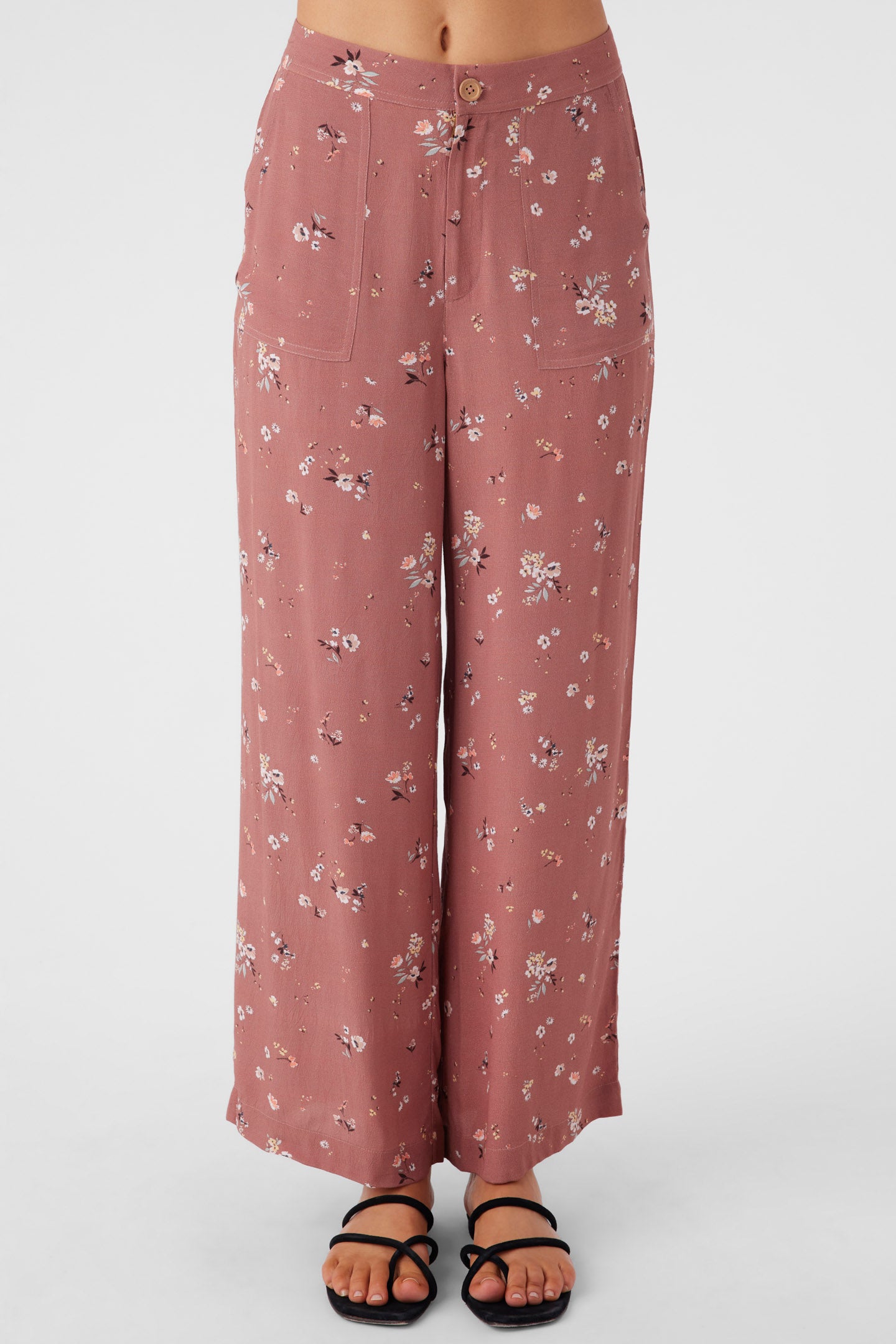 RYLAN VENUS DITSY WIDE LEG PANTS