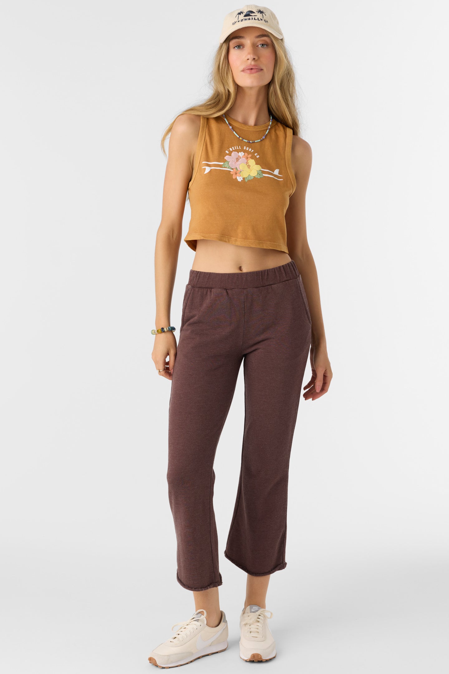 KARMA FRENCH TERRY CROPPED LOUNGE PANTS